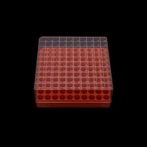 1.8ml 5ml បំពង់ត្រជាក់ PC Cryogenic Storage Cryo Vial Boxes