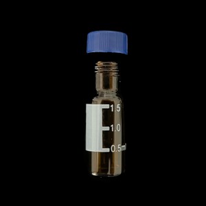 Amber glass sample vial 2ml