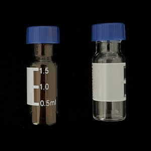 Frascos de amostra de vidro âmbar 2ml