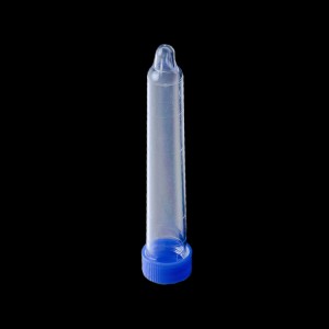 tubo de sedimentos urinarios con tapa de rosca
