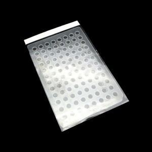 PCR synagy üçin 96 guýy PCR plastinka möhürleýji film
