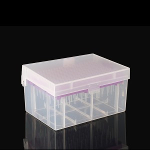200ul Pipettenspitze für Labortests in Box ohne Filter