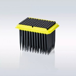 200ul Plastica Trasparente Micro Black Conductive Pipette Tips