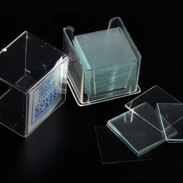 Cubreobjetos para microscopio, 22×22/ 24×24