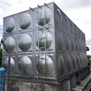 خزان معالجة المياه الفولاذ المقاوم للصدأ
