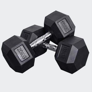 PriceList for China Gym Weight Lifting Training Hex Rubber Dumbbells Set