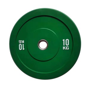 Weight Lifting Color Rubber Bumper Plate