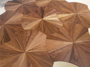 Téknologi Anyar Jerman High Gloss Waterproof HDF Laminate Flooring / Art Parquet Flooring