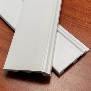 I-Factory Direct Direct Export PVC Material Vinyl Stair Board Skirting SPC Izesekeli zaphansi