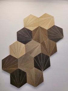 Dizajni i artit i parketit Dërrasë druri e projektuar me parket PISO Dysheme me parket druri