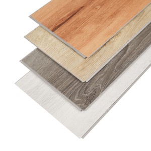 Slàn-reic Eco Wood SPC Tile Làr Vinyl Bun-chruaidh 4mm 5mm 7mm Clach LVP LVT Duilleag Vinyl Plank PVC Luxury Cliog SPC Flooring