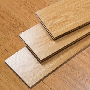 Gjermani Dyshemeja me pllaka druri me gërvishtje dore Dysheme laminate druri tik e bërë nga plastika druri për dysheme me laminat ballkoni