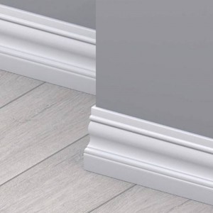 Kvaliteetne ja odav vormimine põrandaliistusega kaetud trepp MDF krunditud seinaga puitpõrandaliistud lauanurk