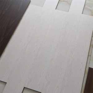 Plancher en fibre de bois imperméable à 100 % Bois d'ingénierie MDF HDF 8 mm Plancher stratifié 12 mm