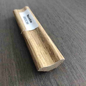 قالب بندی قاب رنگ چوب جامد دامن پایه چوبی MDF خط دامن جامد