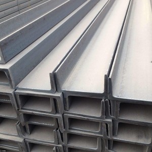 Prezo de canle tipo C de aceiro estrutural de aceiro inoxidable galvanizado promocional, canle C de laminación en frío de produtos de aceiro