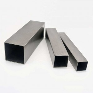 Фабричка цена AISI SS цевка 201 202 304 316 316L квадратна цевка од нерѓосувачки челик/правоаголна цевка од нерѓосувачки челик