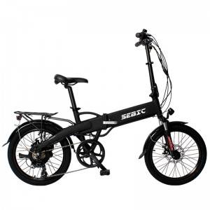 SEBIC 20″ 48V 500W rear motor 10.5Ah 8 speed folding electric bike（Model：BEF-LM20）