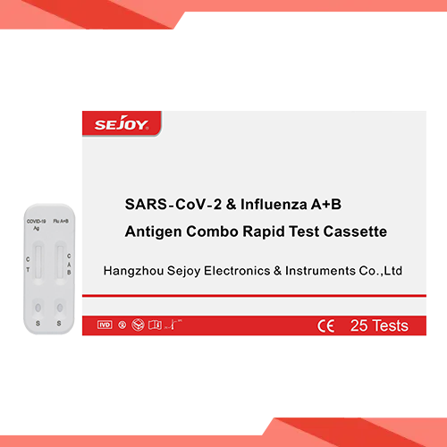 SARS-CoV-2 & Influenza A+B Antigen Combo Ngwa ngwa ule Cassette