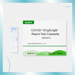 COVID-19 lgG/IgM रॅपिड टेस्ट कॅसेट