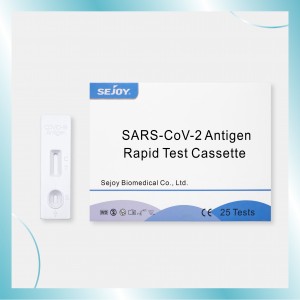 SARS-CoV-2 antigeeni kiirtesti kassett (suuneelu/nasofarüngeaalne/nasaalne tampoon)