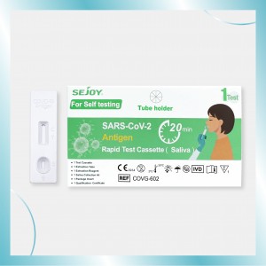 Casetă de testare rapidă a antigenului SARS-CoV-2 (salivă)