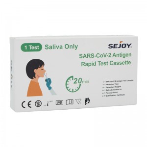 Celeri Testis Cassette Saliva Lollipop Test Kit Antigen Rapid Test Kit 19 cum CE ISO13485