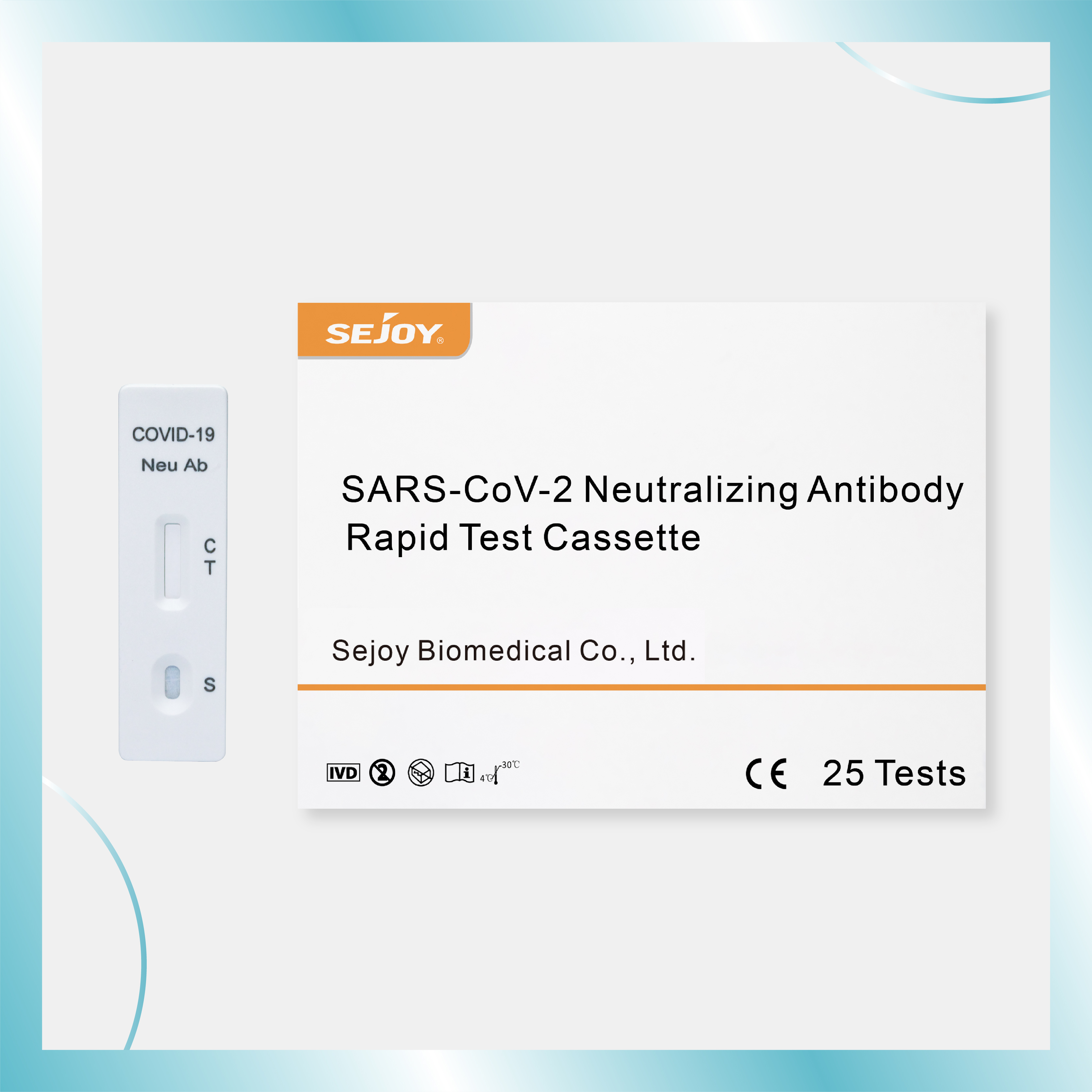 Cassetta per test rapido sugli anticorpi neutralizzanti SARS-CoV-2