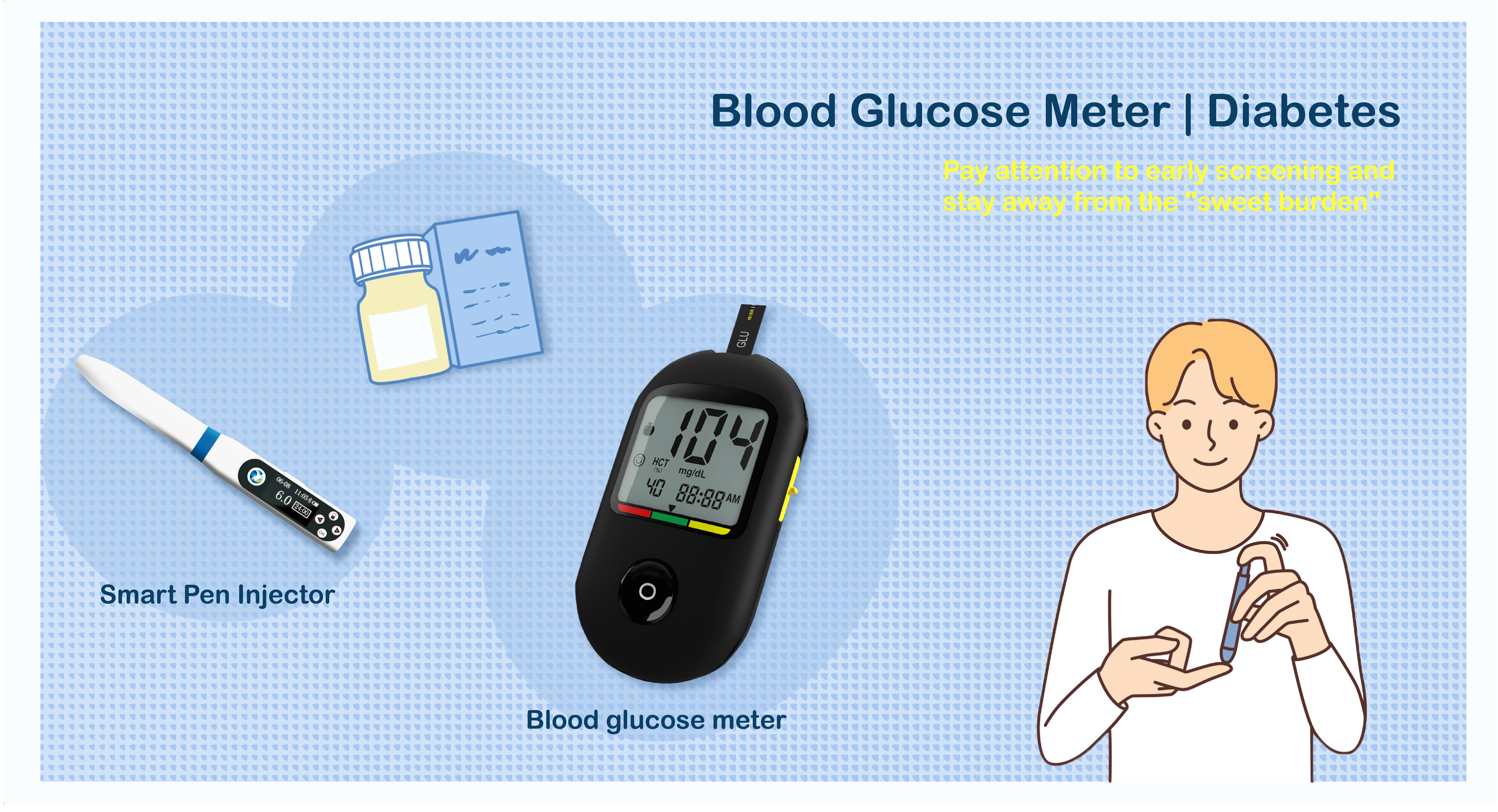 نظام مراقبة نسبة الجلوكوز في الدم
