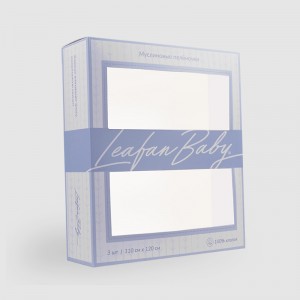 Комплет кутии за подароци Бела 11×12 инчи, голема кутија за подароци со лого, правоаголна склоплива кутија