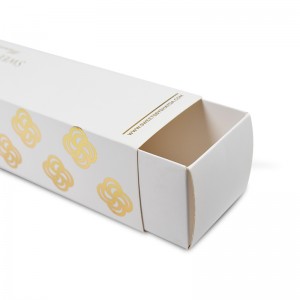 Art Paper Emballasje Skuffeske'4x2x1,4'Cardboard Present Box for leppestift, liten parfyme essensiell oljebot