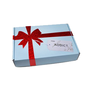 Didelė dovanų dėžutė su dangteliu, tvirta dovanų dėžutė, mėlyna pakavimo dėžutė, dovanos, gimtadienis, Kalėdos