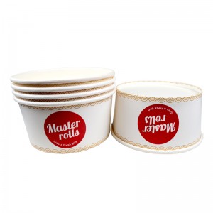 Eco-Friendly Recycle Food Hot Soup Packaging Container Paper Bowls