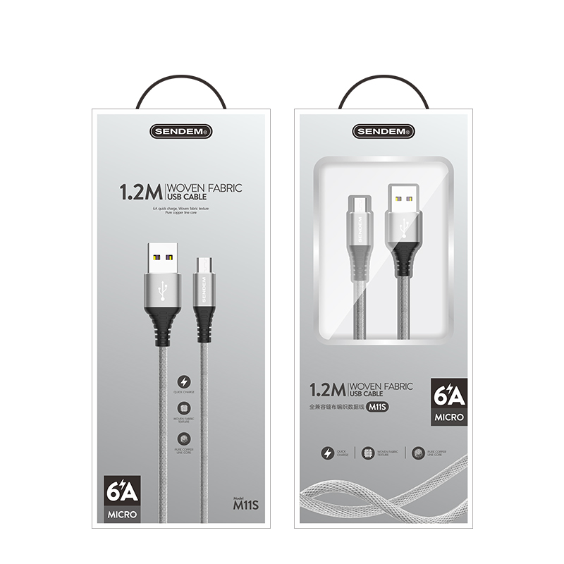 M11S-M12S-M13S -fabric tortis 6A usb cable