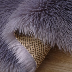 Dekorazzjoni tad-dar Square Soft Plush Twapet Żona Rug Faux Fur Fluffy Shag Rugs