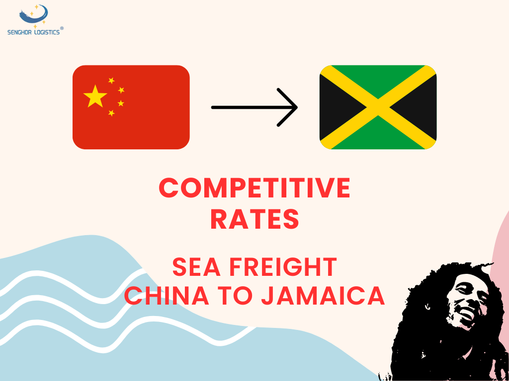 Kadar pengangkutan laut yang kompetitif dari China ke Jamaica oleh Senghor Logistics