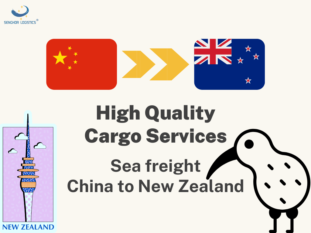 Aukštos kokybės krovinių gabenimo logistika iš Kinijos į Naująją Zelandiją, kurią teikia Senghor Logistics
