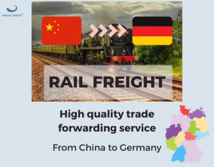 Handelsforsendelse af høj kvalitet fra Kina til Tyskland med jernbanefragt for at undgå forsinkelser fra Senghor Logistics