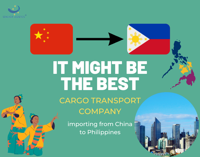1 It might be the BEST cargo transport company for importing from China to Philippines senghor logistics