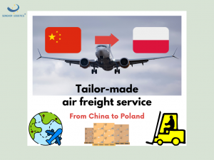 Skreddersydd luftfrakttjeneste fra Kina til Polen av Senghor Logistics