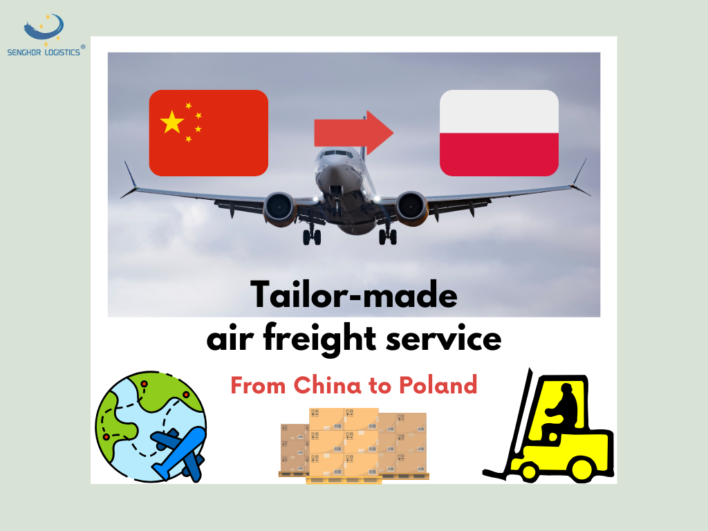 1 Tailor-made air freight service shipping price from China to Poland by Senghor Logistics
