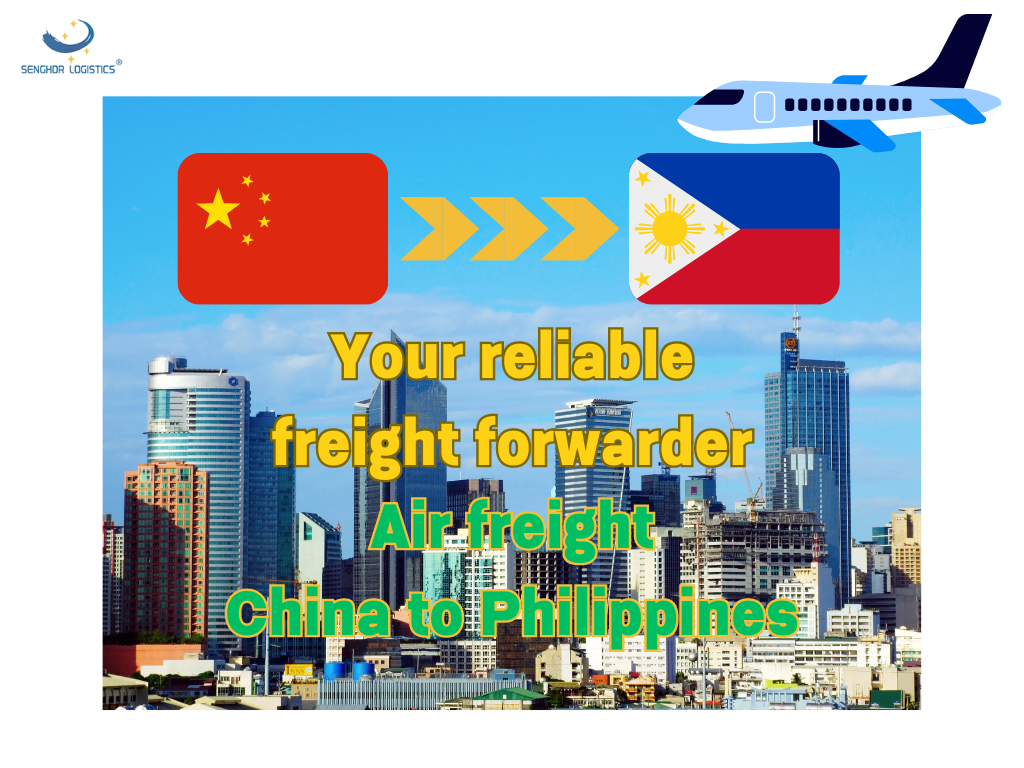 Penghantaran kargo udara penghantar barang yang boleh dipercayai anda dari China ke Filipina oleh Senghor Logistics