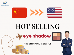 Horká prodejní služba letecké přepravy očních stínů z Číny do USA