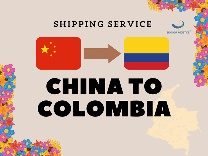 Transport fra Kina til Colombia speditør