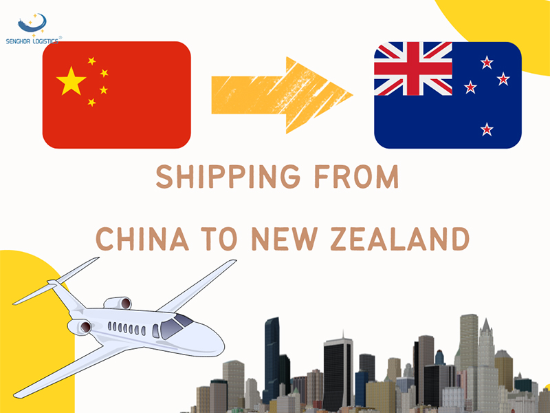 Transitaire logistique Chine vers fret aérien néo-zélandais