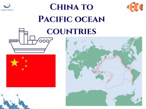 Transporte marítimo de carga desde China aos países do Océano Pacífico por Senghor Logistics