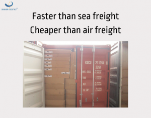 A Senghor Logistics vasúti szállítása gyorsabb és gyorsabb szállítási szolgáltatás, mint a tengeri áruszállítás Kínából Németországba