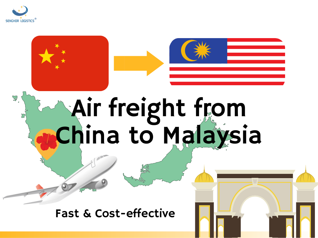 Trasporto aereo di merci dalla Cina alla Malesia tramite Senghor Logistics