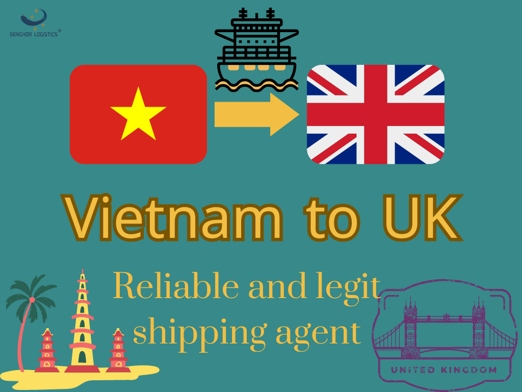 Агент за транспорт терета из Вијетнама у Велику Британију морским транспортом компаније Сенгхор Логистицс