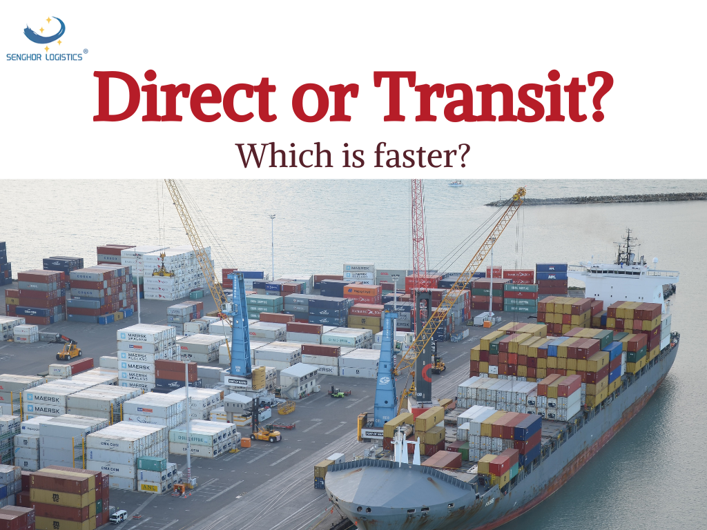 Ar tiesioginis laivas būtinai greitesnis nei tranzitas?Kokie veiksniai turi įtakos pristatymo greičiui?